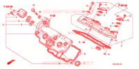 COUVRE CULASSE pour Honda VFR 1200 DCT 2014