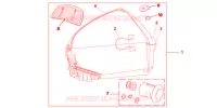 TOP CASE 45L TITANIUM BLADE pour Honda VFR 1200 DCT 2014