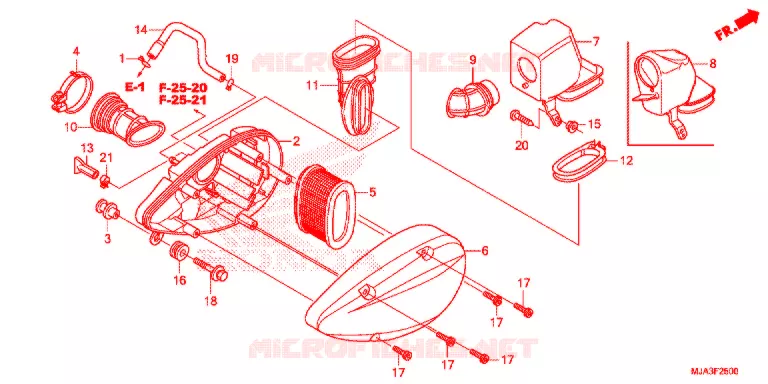 FILTRE A AIR Honda MOTO 750 SHADOW 2013  VT750CSD