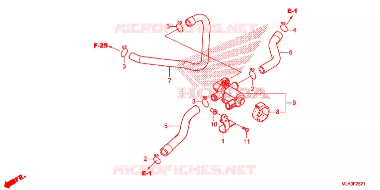 SOUPAPE D'ADMISSION (VT750S) Honda MOTO 750 VT 2013  VT750SD