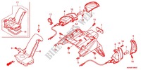 GARDE BOUE ARRIERE   CLIGNOTANT ARRIERE pour Honda PCX 125 2013