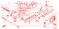 BRAS OSCILLANT pour Honda CB 1000 R ABS RED 2014