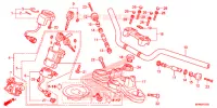 GUIDON   TE DE FOURCHE pour Honda CB 1000 R ABS RED 2014