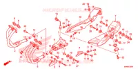 SILENCIEUX D'ECHAPPEMENT pour Honda CB 1000 R ABS RED 2014