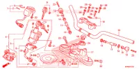 GUIDON   TE DE FOURCHE pour Honda CB 1000 R ABS RED 2014