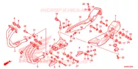 SILENCIEUX D'ECHAPPEMENT pour Honda CB 1000 R ABS RED 2014