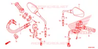 COMMODO   CABLE   RETROVISEUR pour Honda CB 1000 R ABS 2014