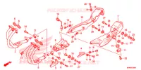 SILENCIEUX D'ECHAPPEMENT pour Honda CB 1000 R ABS 2014