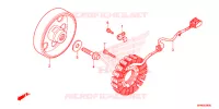 ALTERNATEUR pour Honda CB 1000 R SIENNA RED 2014