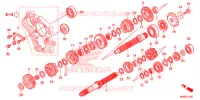 BOITE DE VITESSES pour Honda CB 1000 R SIENNA RED 2014