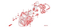 PHARE (1) pour Honda CB 600 F HORNET ABS 34HP 2010
