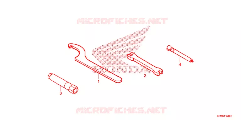 OUTIL Honda MOTO 250 CRF 2014  CRF250RE