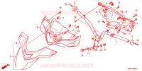 GUIDON   CARENAGE (NSC502WH/T2) pour Honda VISION 50 R REPSOL 2013
