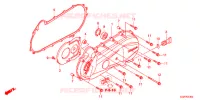 COUVERCLE GAUCHE pour Honda VISION 50 R REPSOL 2013