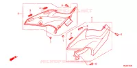 COUVERCLES LATERAUX pour Honda CBF 1000 ABS 2014