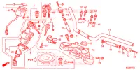 GUIDON   TE DE FOURCHE pour Honda CBF 1000 ABS 2014