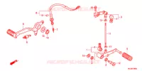 PEDALE pour Honda CBF 1000 ABS 2014
