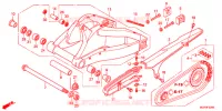 BRAS OSCILLANT pour Honda CBR 1000 RR ABS NOIRE 2014
