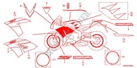 AUTOCOLLANTS (CBR1000S/SA) pour Honda CBR 1000 RR SP ABS TRICOLOUR 2014