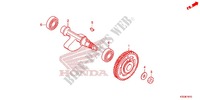 ARBRE DE BALANCIER pour Honda CBR 300 ABS HRC TRICOLOR 2015