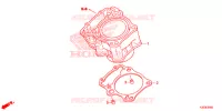 CYLINDRE pour Honda CBR 300 ABS REPSOL 2015