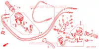 LEVIER DE GUIDON   CABLE   COMMODO ('01 '06) pour Honda CBR 600 F4 2005