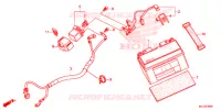 BATTERIE pour Honda CBR 600 RR ABS TRICOLORE 2014