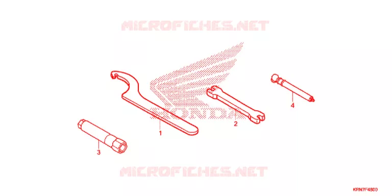 OUTIL Honda MOTO 250 CRF 2015  CRF250RF