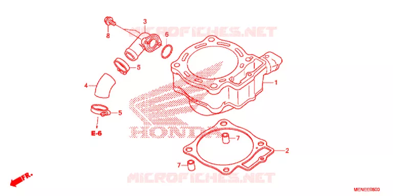 CYLINDRE Honda MOTO 450 CRF 2015  CRF450RF