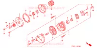 POMPE A HUILE pour Honda GL 125 Front Drum brake, Spoked Wheels 2003