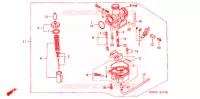 CARBURATEUR pour Honda GL 125 Front Drum brake, Casted Wheels 2007