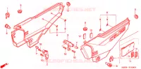 COUVERCLES LATERAUX pour Honda GL 125 2007