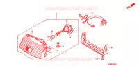 FEU ARRIERE pour Honda GL 125 2007