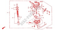 CARBURATEUR pour Honda GL 125 Front Drum brake, Spoked Wheels 2003