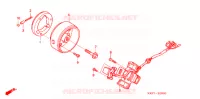 ALTERNATEUR pour Honda GL 125 Front Drum brake, Casted Wheels 2003