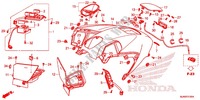 CAPOT DE RESERVOIR pour Honda CTX 1300 ABS 2014