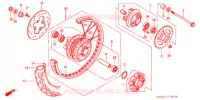 ROUE ARRIERE (FS125/M) pour Honda FS 125 SONIC M 2005