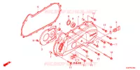 COUVERCLE GAUCHE pour Honda VISION 50 R 2014