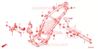 CADRE pour Honda SH 125 ABS D SPORTY TOP CASE 2014
