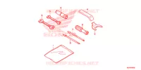 OUTIL pour Honda SH 125 ABS D SPORTY TOP CASE 2014