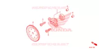 POMPE A HUILE pour Honda SH 125 ABS D SPORTY TOP CASE 2014