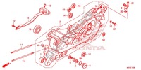 CARTER DE VILEBREQUIN GAUCHE pour Honda SH 125 ABS D SPORTY SPECIAL 4E 2014