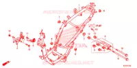 CADRE pour Honda SH 125 ABS SPORTY SPECIAL 3ED 2014