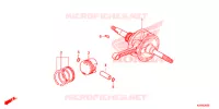 VILEBREQUIN   PISTON pour Honda SH 125 ABS SPORTY SPECIAL 3ED 2014
