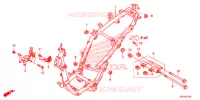 CADRE pour Honda SH 125 ABS SPORTY 2014