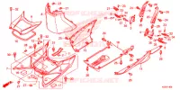 MARCHE PIEDS pour Honda SH 125 ABS SPORTY 2014