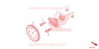 POMPE A HUILE pour Honda SH 125 ABS SPORTY 2014