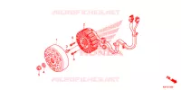 ROTOR   STATOR pour Honda SH 125 SPORTY SPECIAL 2E 2014