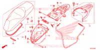 SELLE   COFFRE pour Honda SH 125 SPORTY SPECIAL 2E 2014
