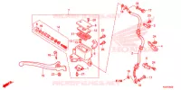 MAITRE CYLINDRE DE FREIN AVANT pour Honda SH 125 SPORTY SPECIAL 3ED 2015